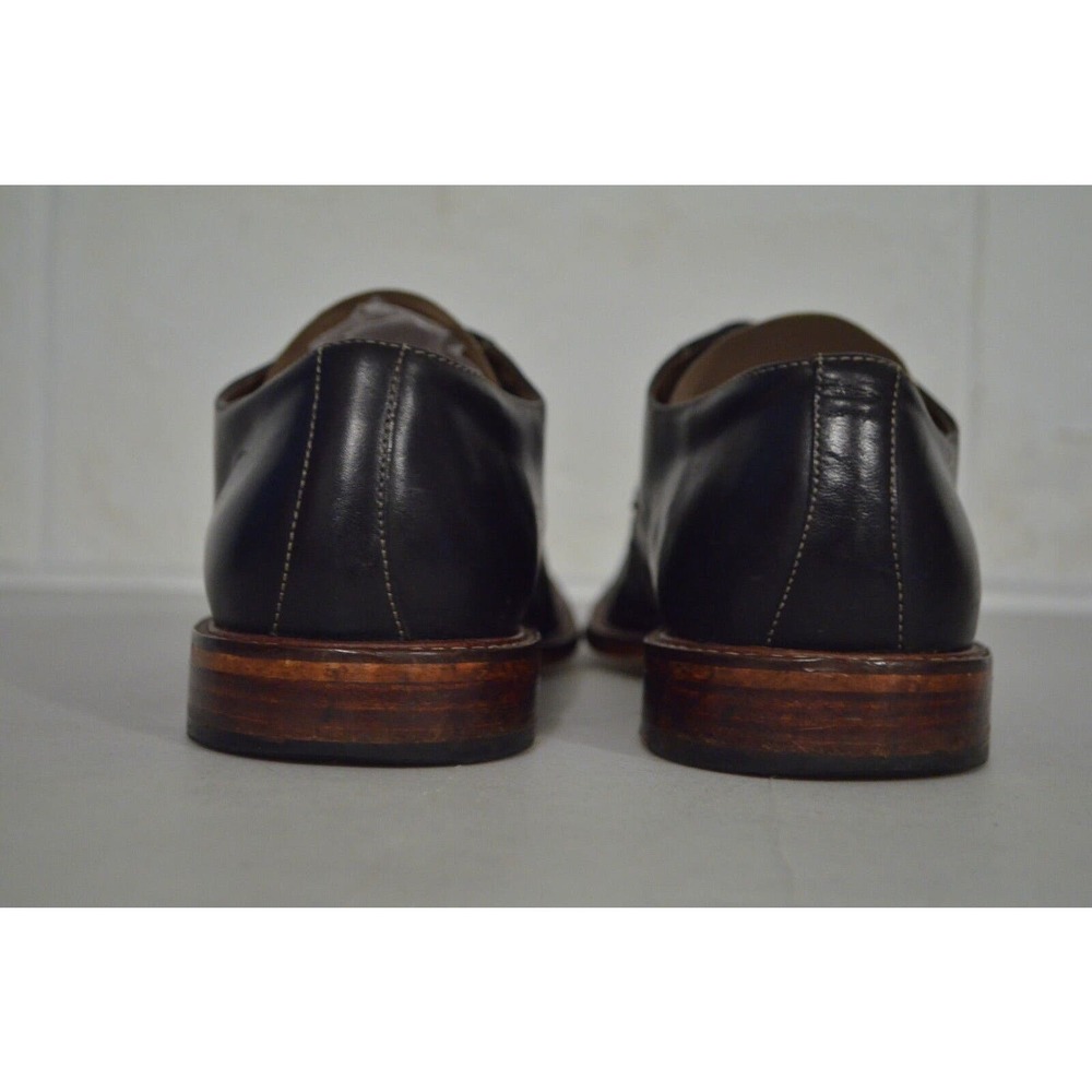 Banana Republic 10.5 M Digby Brogue Black Leather Lace Up Dress Shoes‎ - Picture 4 of 6